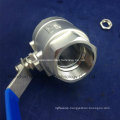 Stainless Steel 2PC Thread Ball Valve with Ce Certificate